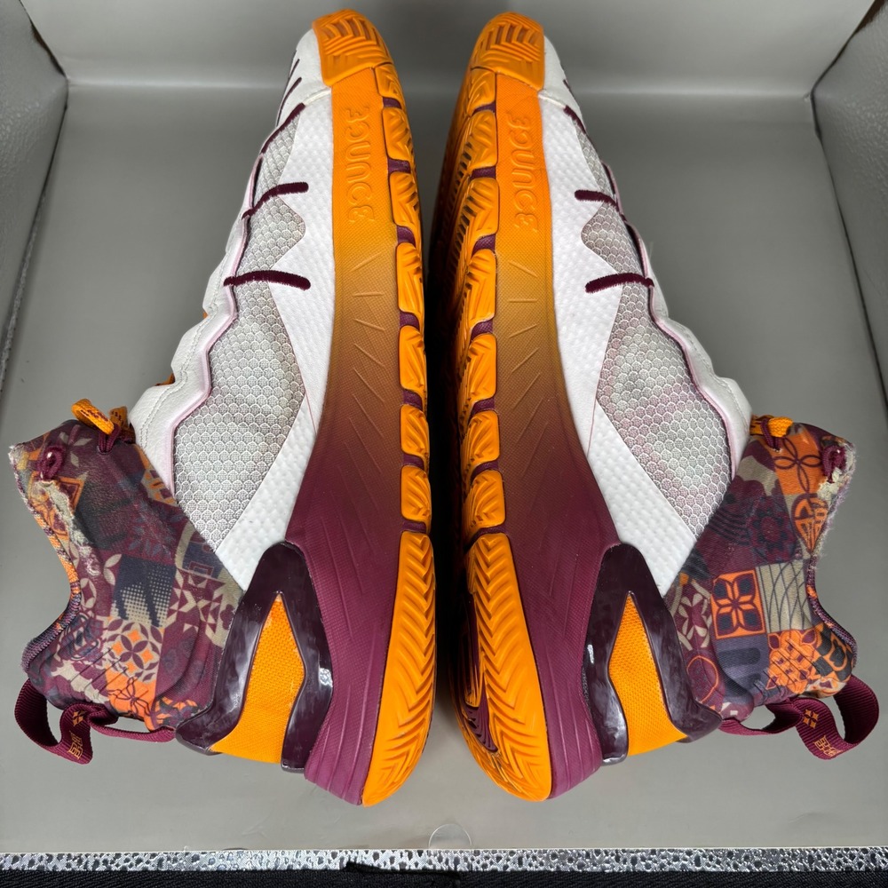 Adidas D Rose Son of Chi 2.0 Basketball Shoe White Orange Purple GY9002 Mens 8.5 - Picture 5 of 8